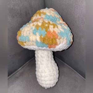 Mini Plush Mush in tan/blue/pink